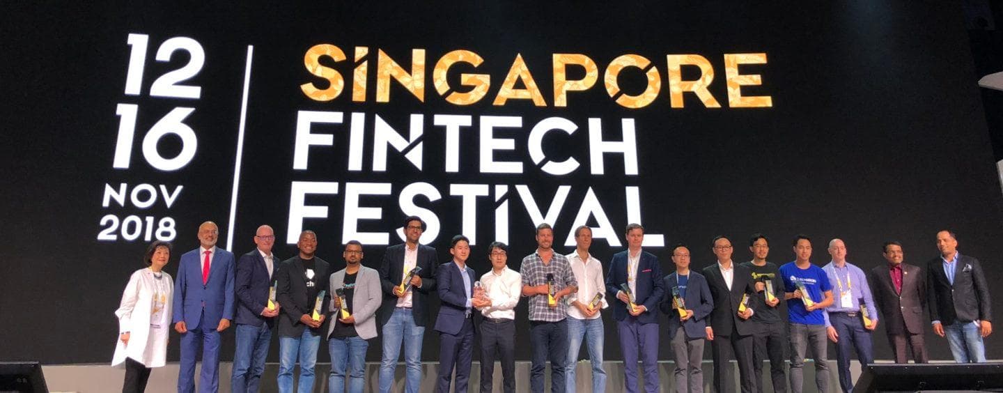 2018 SFF Fintech Award winners from all categories.